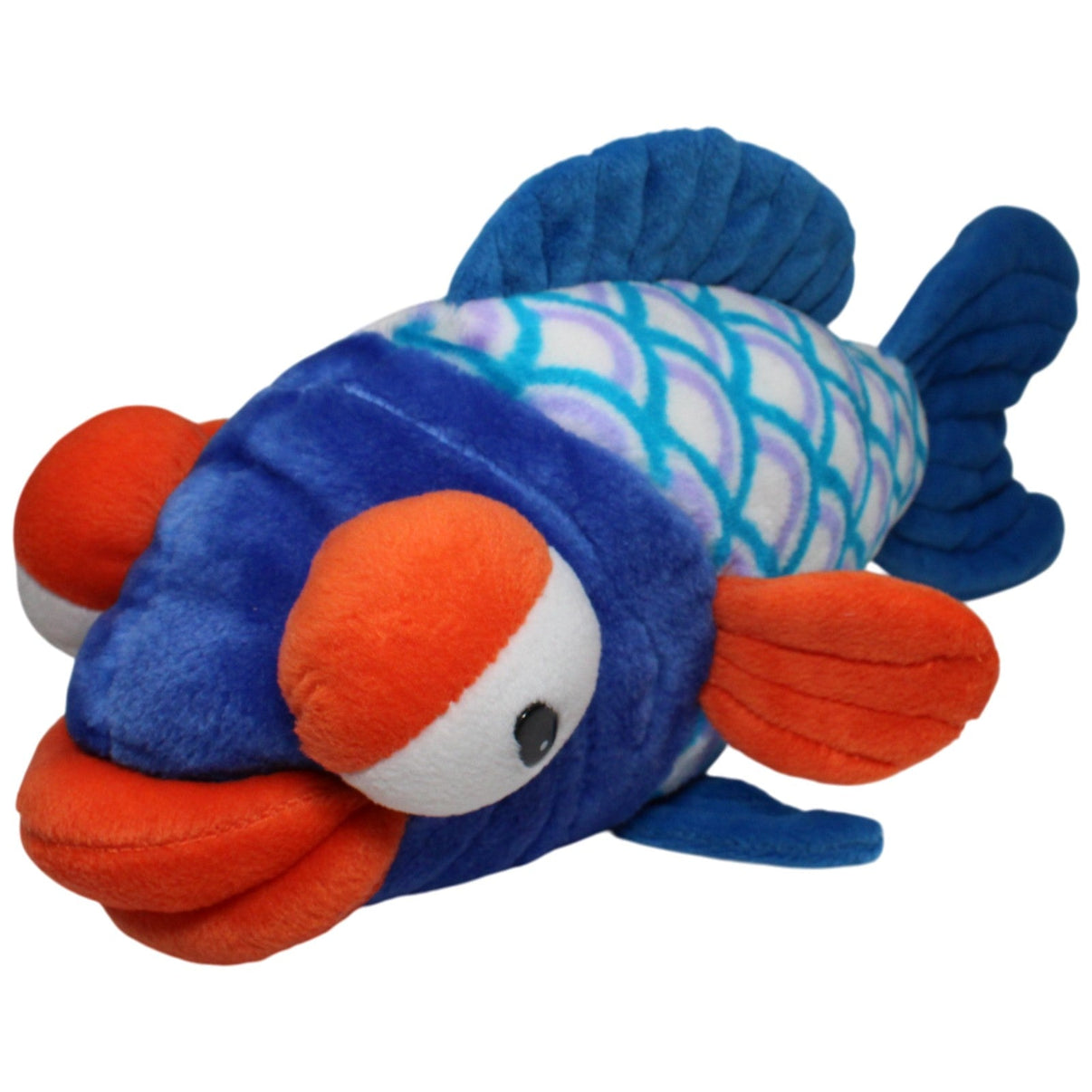 123000017781 PEEKO XL Blau - oranger Fisch Kuscheltier Kumpel Leo 46cm ebay - stofftiere Gebraucht