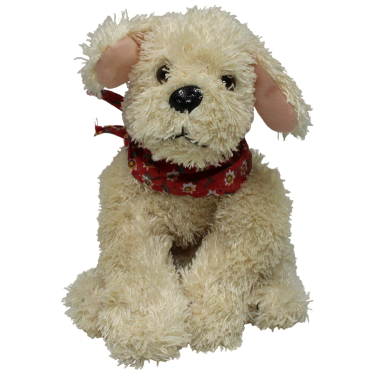 123000017791 Paul Hamburg Zotteliger Hund mit Halstuch, beige Kuscheltier Kumpel Leo 30cm Beige ebay - stofftiere