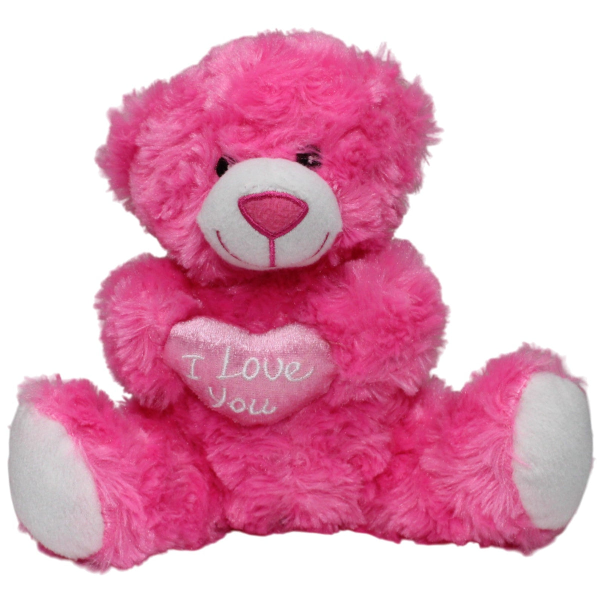 123000017808 Kik Textilien und Non - Food Pinker Teddybär mit Herz "I LOVE YOU" Kuscheltier Kumpel Leo 25cm ebay - 20 - stofftiere Gebraucht