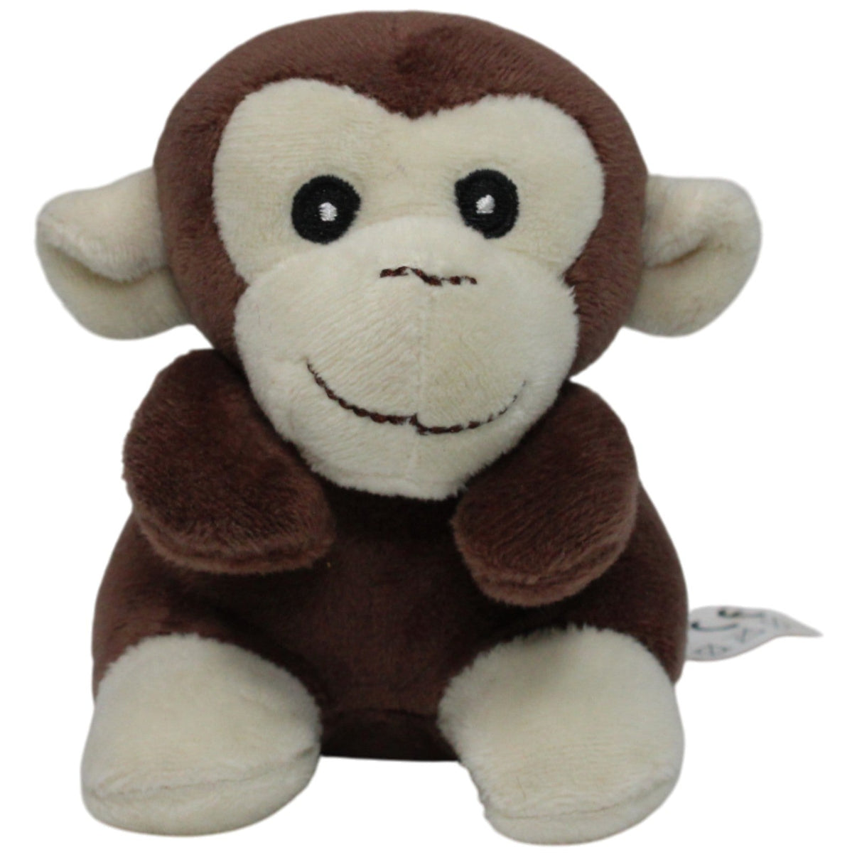 123000017811 ZD Trading Action, Affe sitzend Kuscheltier Kumpel Leo 11cm Beige Braun