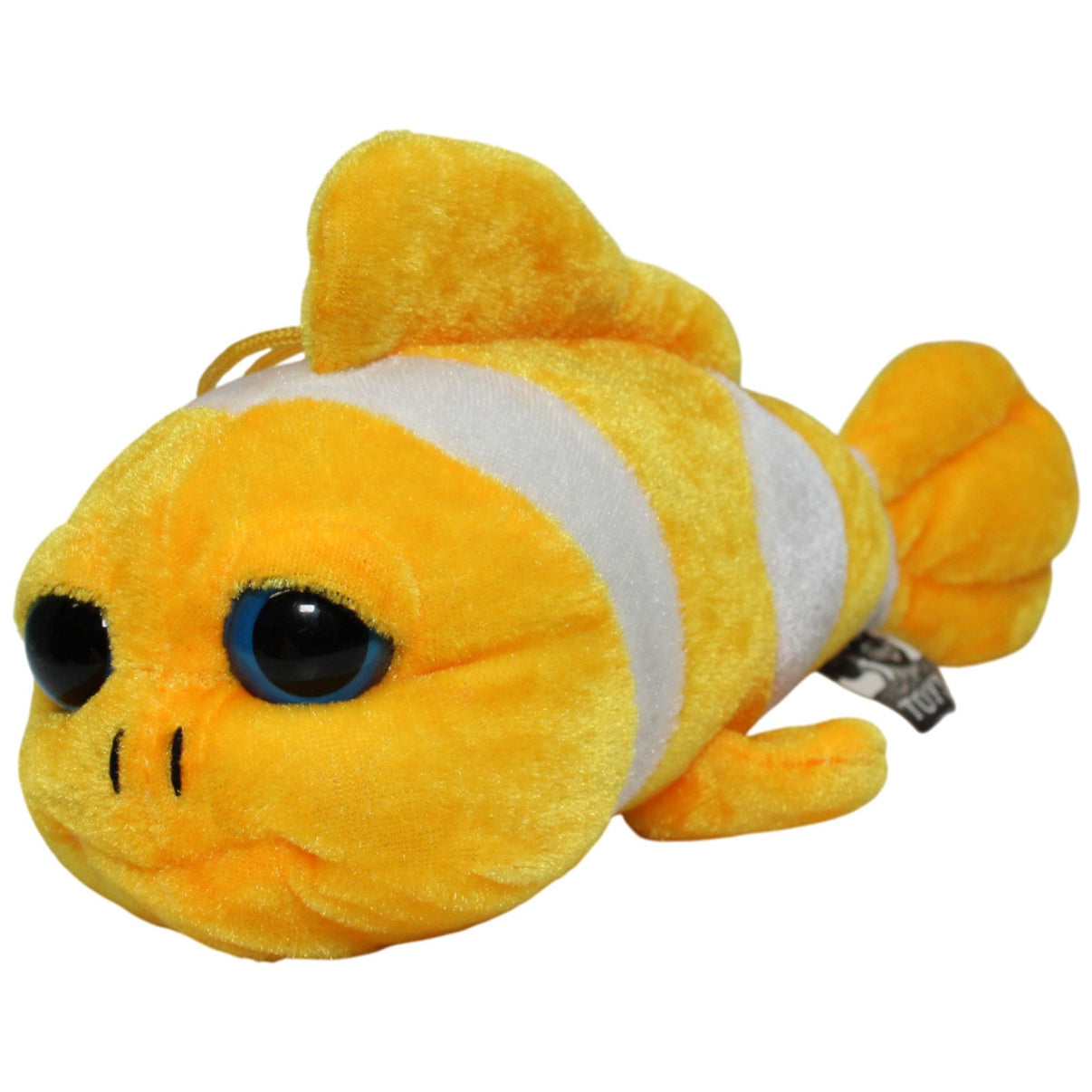 123000017823 FLOTI Flos Toys, gelb - weißer Fisch Kuscheltier Kumpel Leo 25cm ebay - stofftiere Gebraucht