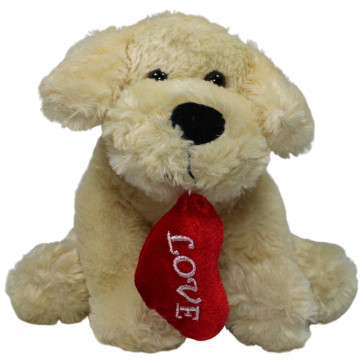 123000017837 TEDI Kuschel - Freunde, sitzender Hund mit Herz im Mund "LOVE" Kuscheltier Kumpel Leo 25cm Beige ebay - 20 - stofftiere