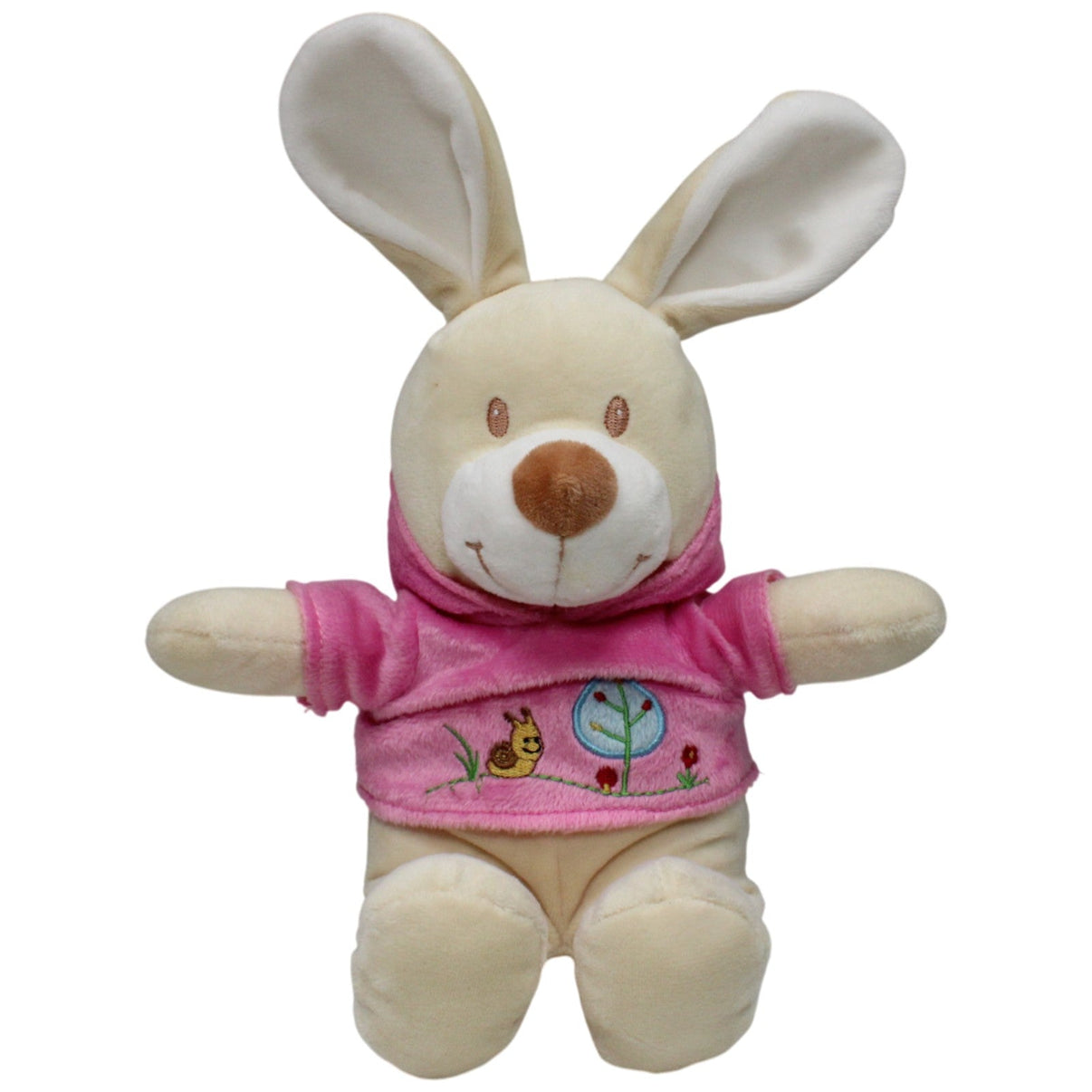 123000017858 Sunkid Beiger Hase mit pinkem Shirt Kuscheltier Kumpel Leo 33cm Beige ebay - stofftiere