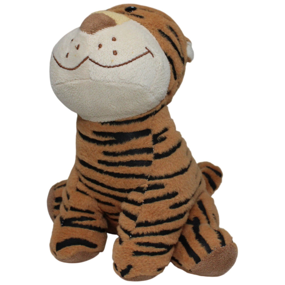 123000017869 Unbekannt Glücklicher Tiger, sitzend Kuscheltier Kumpel Leo 23cm Braun ebay - stofftiere