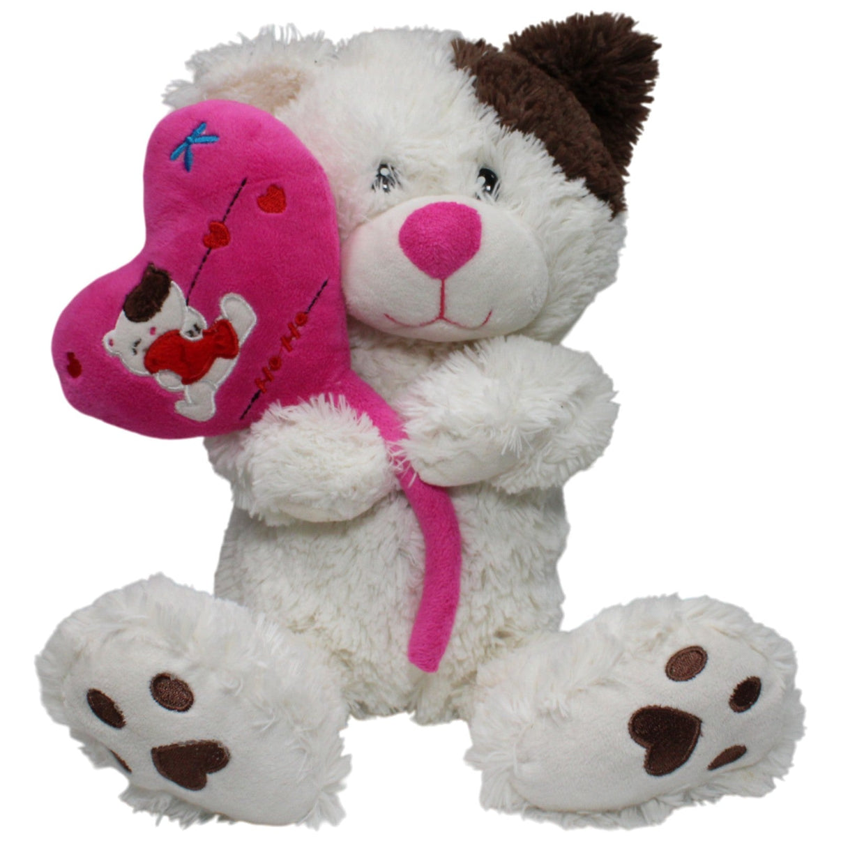 123000017880 Unbekannt Große Katze mit pinkem Ballon Kuscheltier Kumpel Leo 35cm ebay - 20 - stofftiere Gebraucht