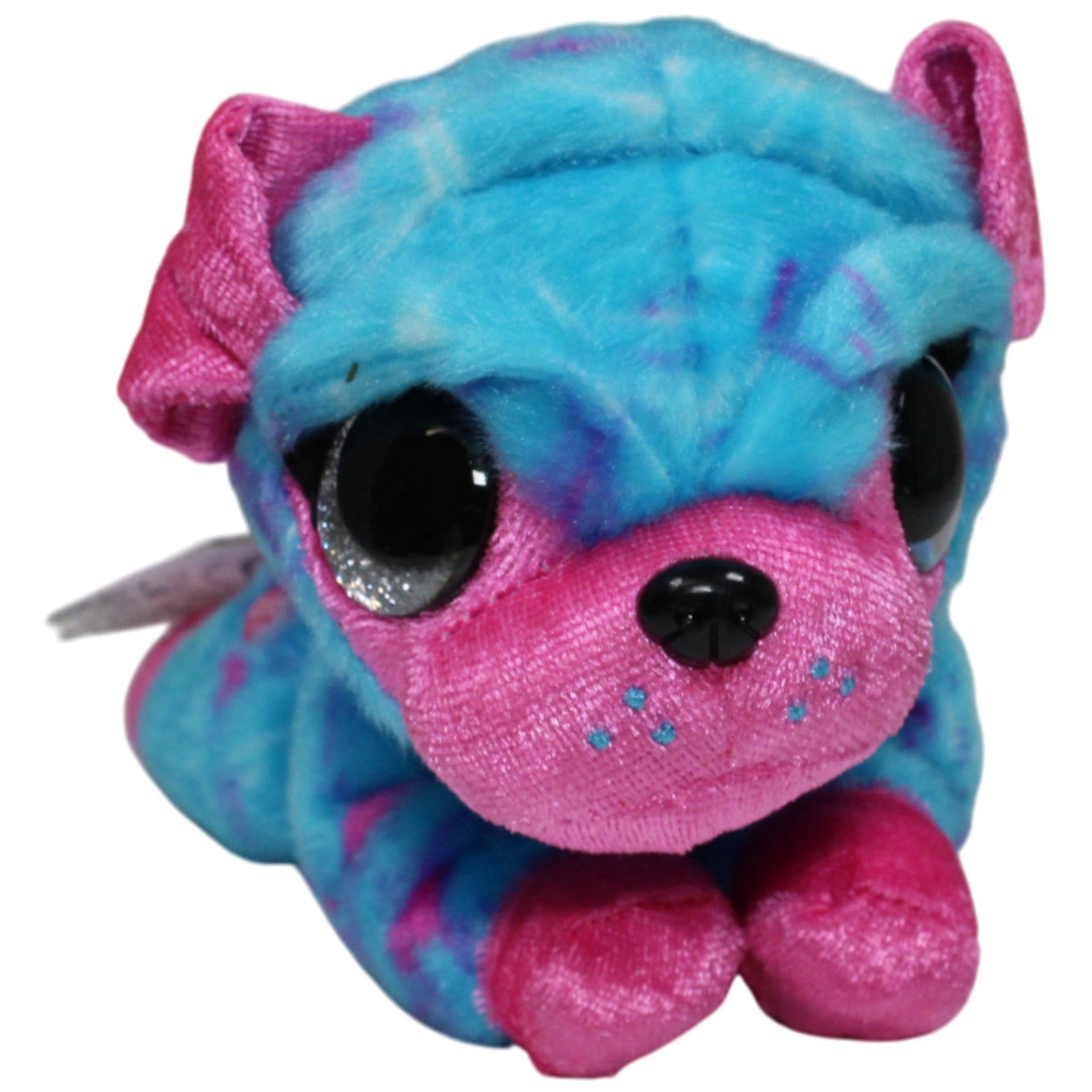 123000017881 Zuru Blauer Hund mit Glitzer - Augen Kuscheltier Kumpel Leo 17cm Blau ebay - stofftiere