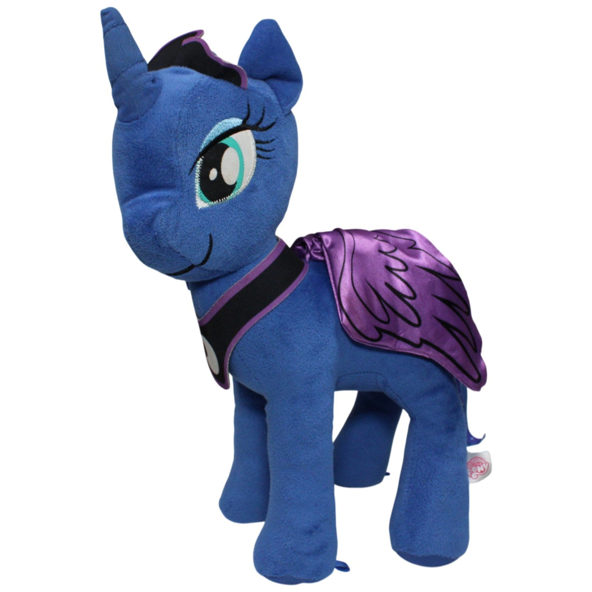 123000017887 Hasbro Prinzessin Luna aus My Little Pony mit Funktion, groß Kuscheltier Kumpel Leo 2016 35cm Blau