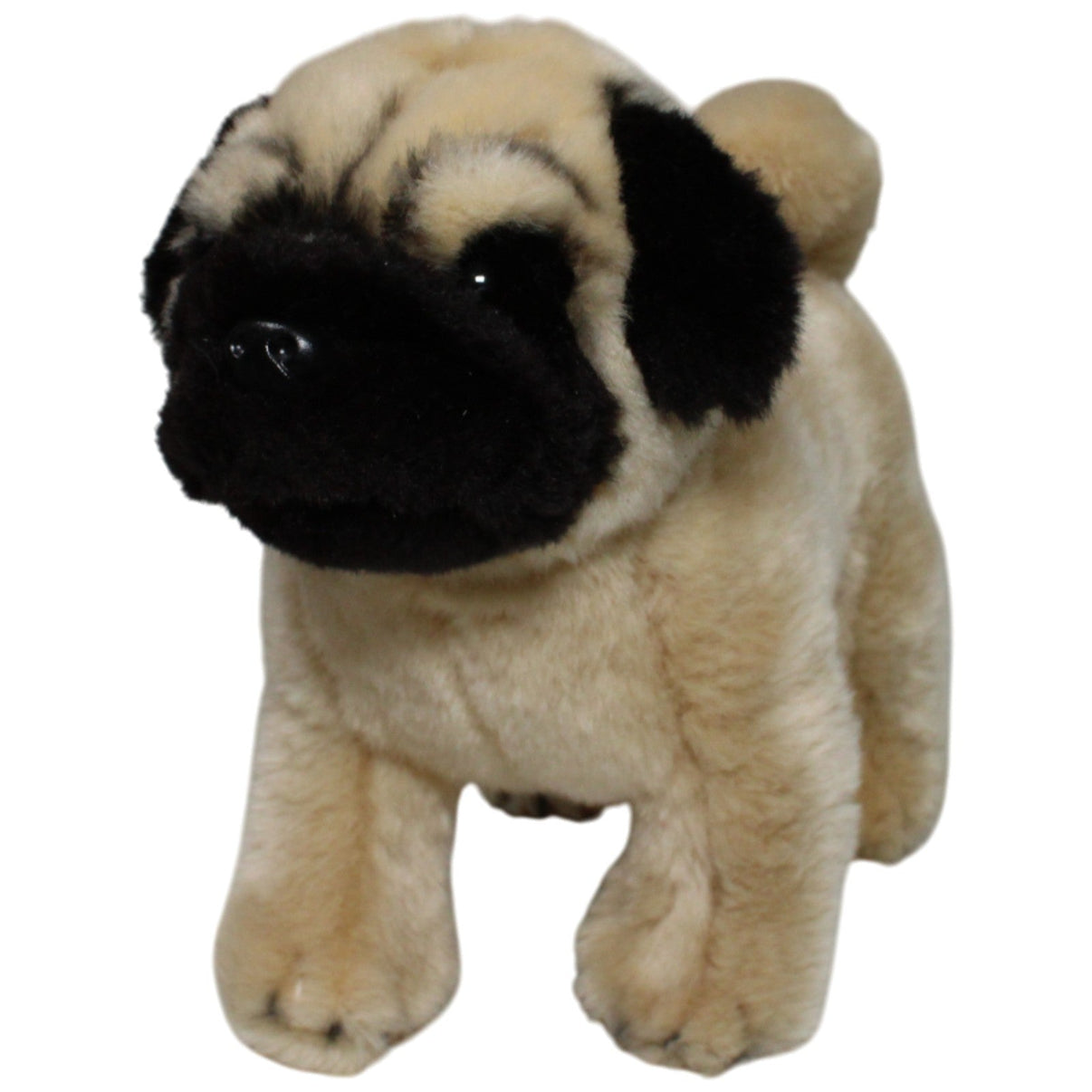 123000017902 Teddy - Hermann Brauner Mops, stehend Kuscheltier Kumpel Leo 25cm Beige Braun