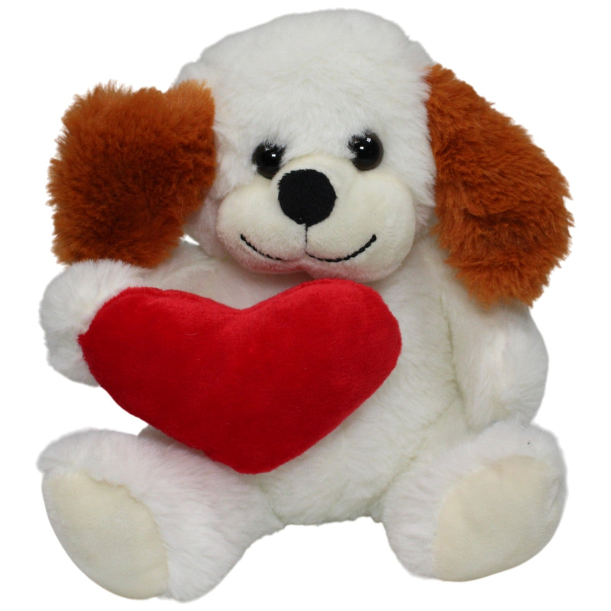 123000017908 Magomora Süßer Hund mit Herz, sitzend Kuscheltier Kumpel Leo 25cm Braun ebay - stofftiere