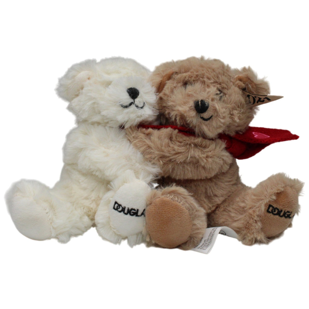 123000017940 Douglas Douglas zwei umarmende Teddybären 2021 Kuscheltier Kumpel Leo 20cm Beige Braun