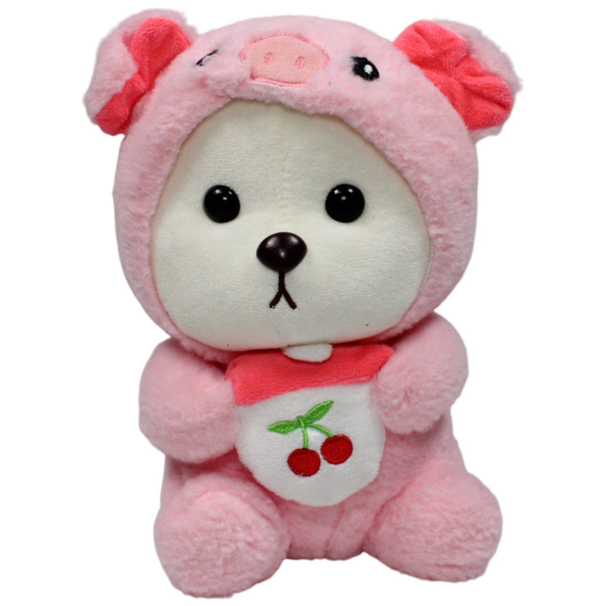 123000017947 Hengfa International Kleiner Bär in rosa Schweinchenkostüm Kuscheltier Kumpel Leo 23cm ebay - stofftiere Gebraucht