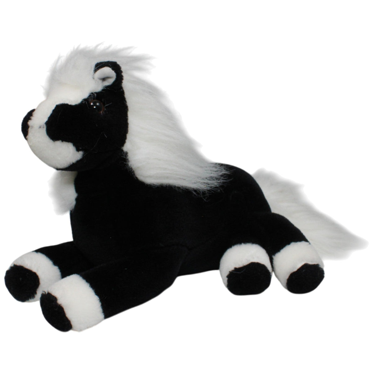 123000017952 Heunec Schwarzes Pferd mit weißer Mähne, liegend Kuscheltier Kumpel Leo 30cm ebay - 20 - stofftiere Gebraucht