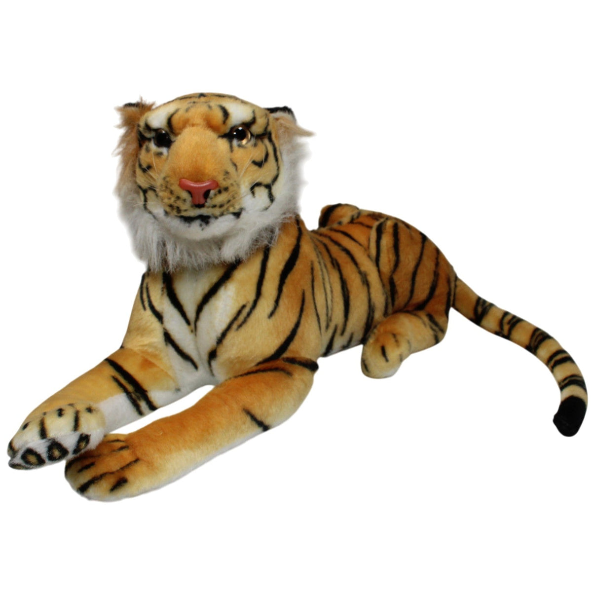 123000017958 Uni - Toys XL Tiger mit Styroporkopf, liegend Kuscheltier Kumpel Leo 50cm Braun ebay - 20 - stofftiere