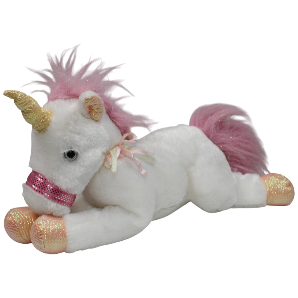 123000017967 Kidz Only Kaufhof, weißes Einhorn mit rosa Mähne Kuscheltier Kumpel Leo 30cm ebay - 20 - stofftiere Gebraucht