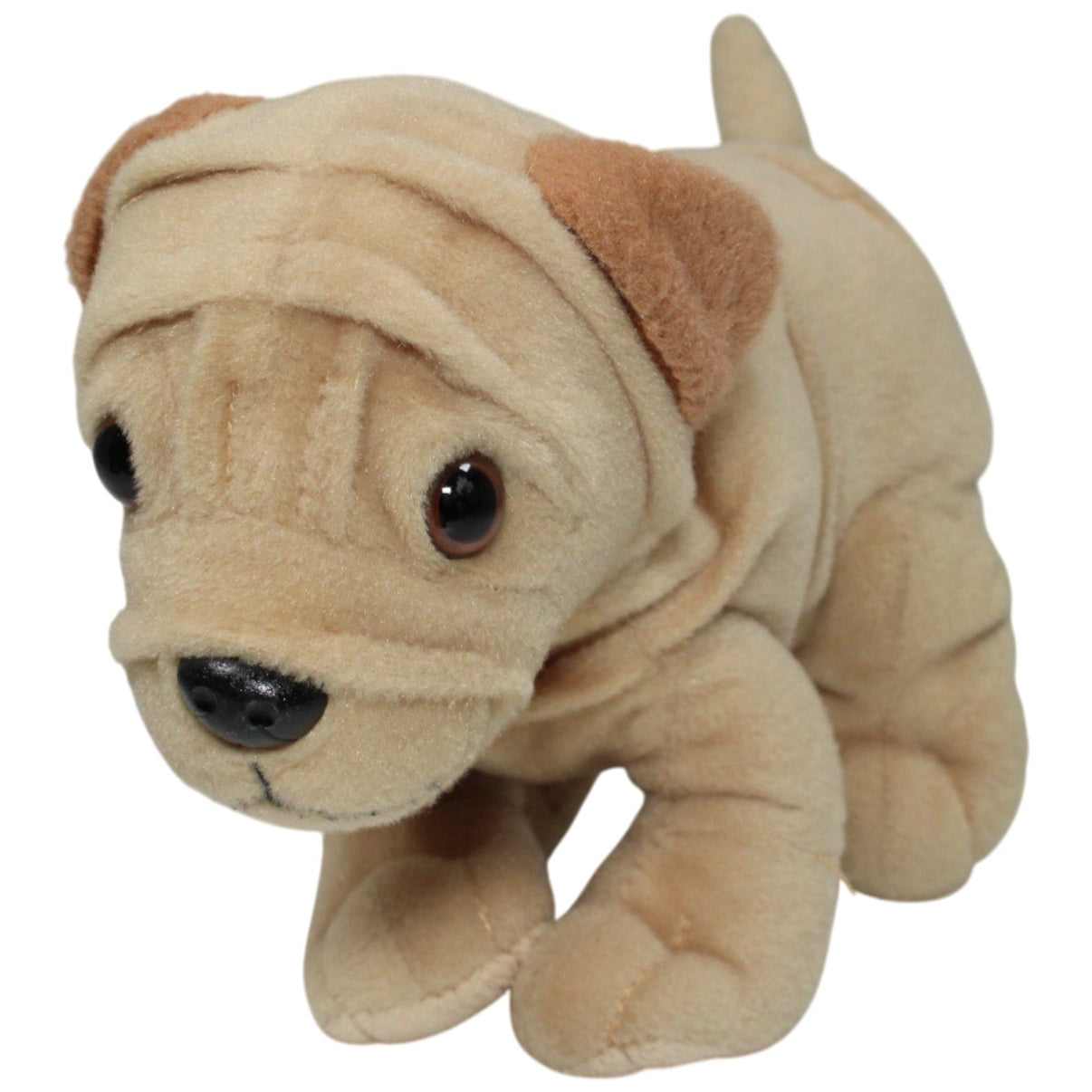 123000018005 Amercom Süßer Shar - Pei, stehend Kuscheltier Kumpel Leo 20cm Braun ebay - stofftiere