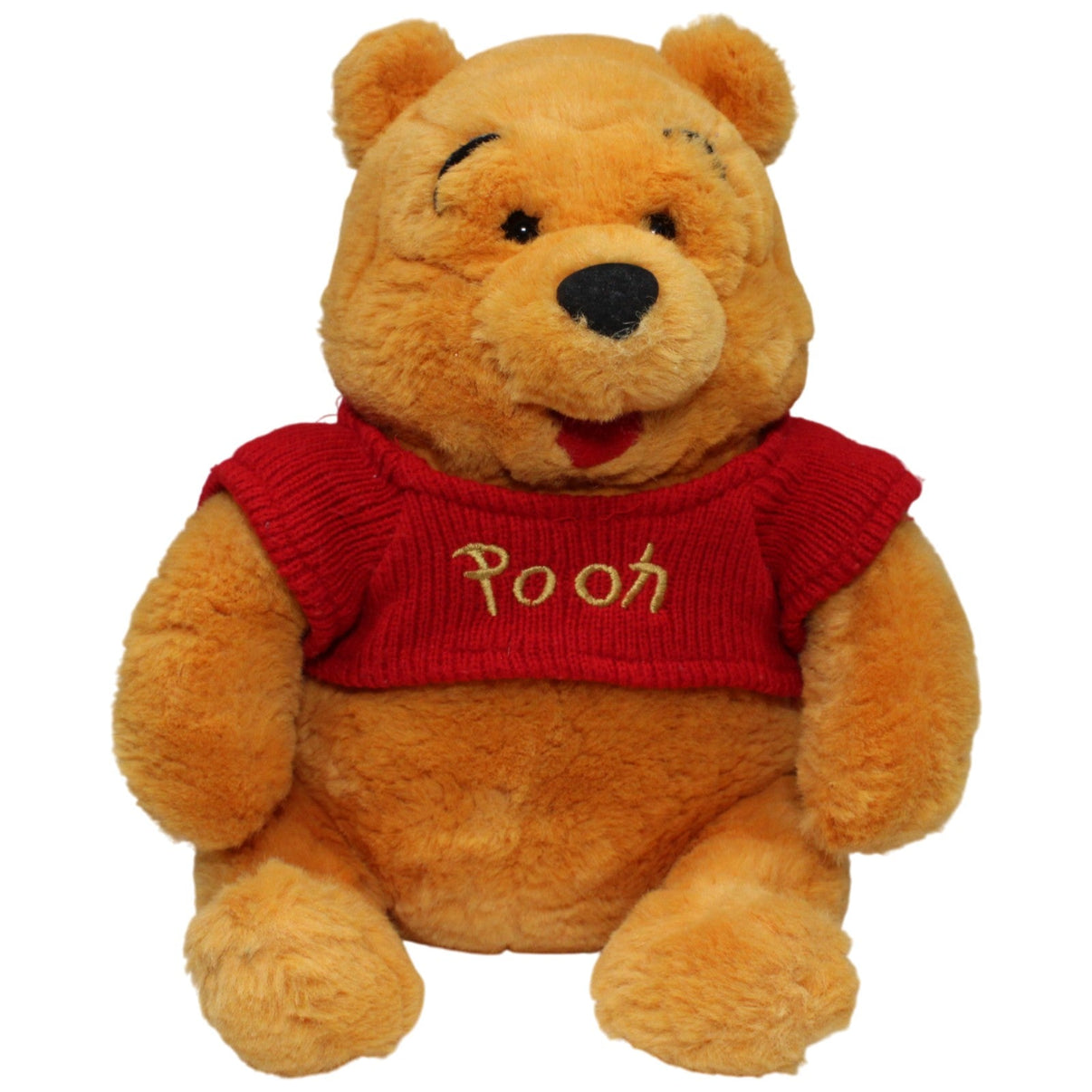 123000018008 Disney Walt Disney World, Winnie Puuh mit Strickpulli Kuscheltier Kumpel Leo 2003 30cm Disney