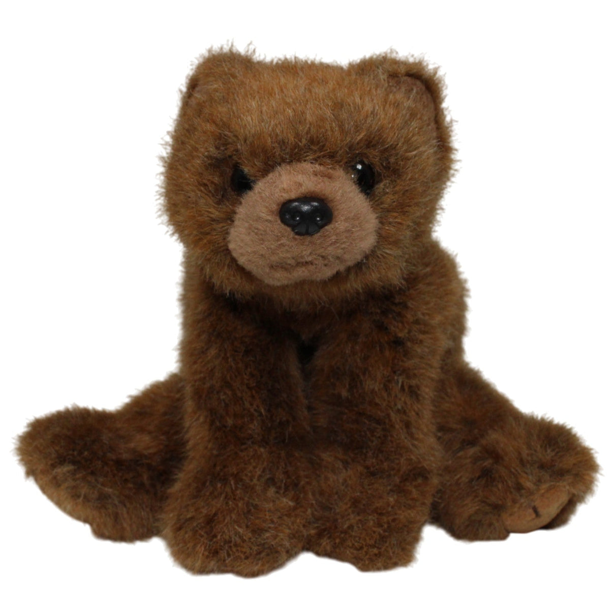 123000018009 TY Hübscher Braunbär, sitzend Kuscheltier Kumpel Leo 2013 25cm _Vintage_