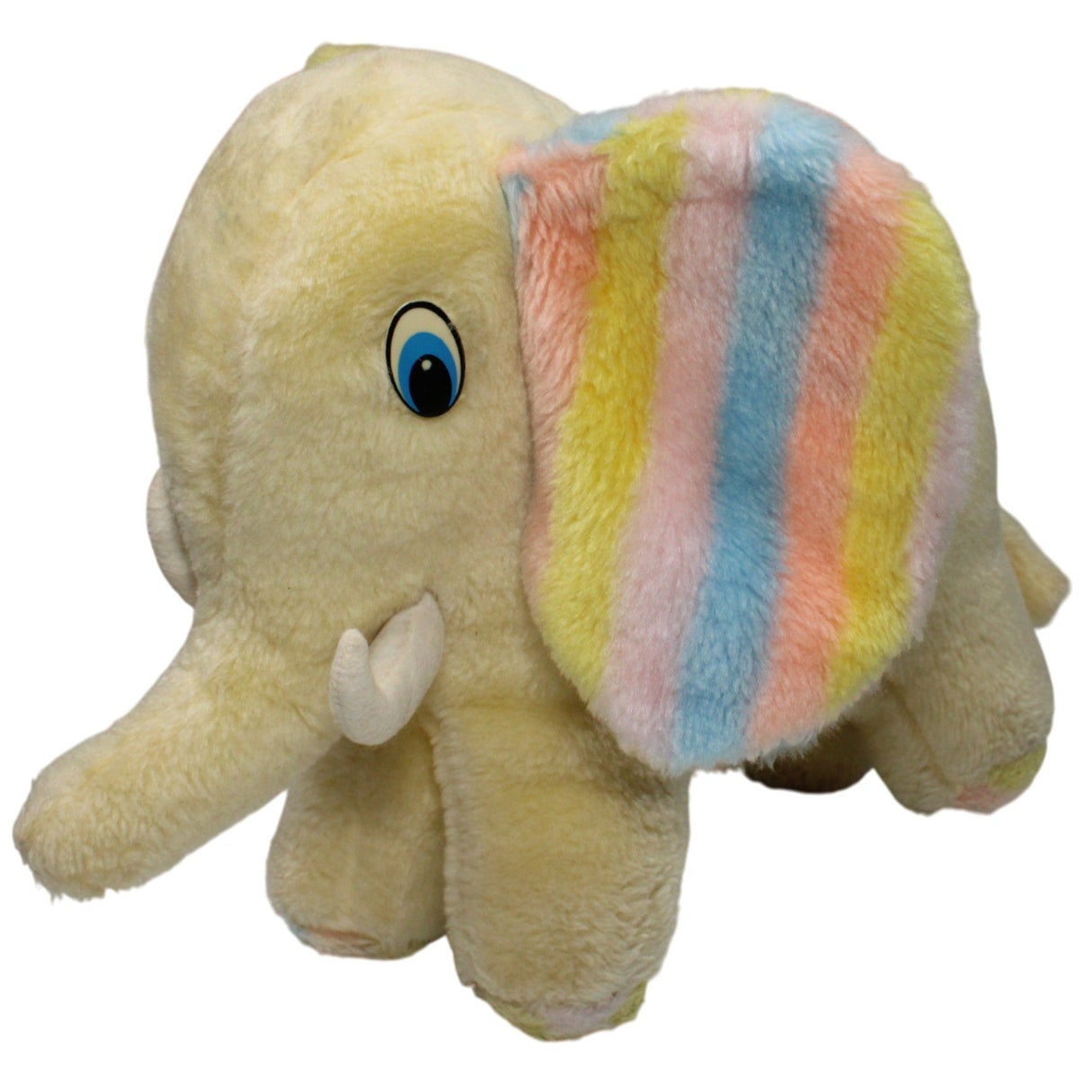 123000018015 Unbekannt Gelber Elefant mit Regenbogen - Ohren, groß Kuscheltier Kumpel Leo 35cm ebay - 20 - stofftiere Gebraucht