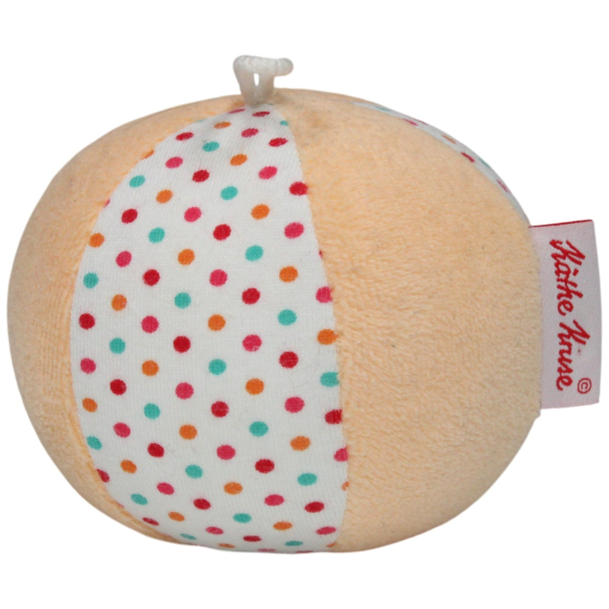 123000018045 Käthe Kruse Ball mit Tupfen, aprikose Ball mit Rassel Kumpel Leo 8cm Ball mit Rassel ebay - baby - sonstiges