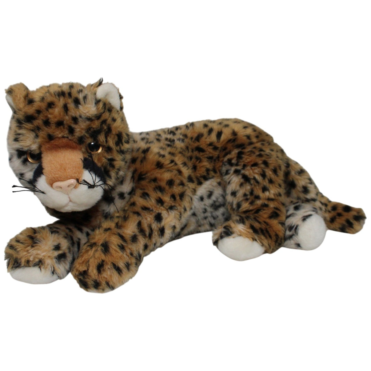 123000018064 TY Leopard, liegend Kuscheltier Kumpel Leo 2015 40cm _Vintage_