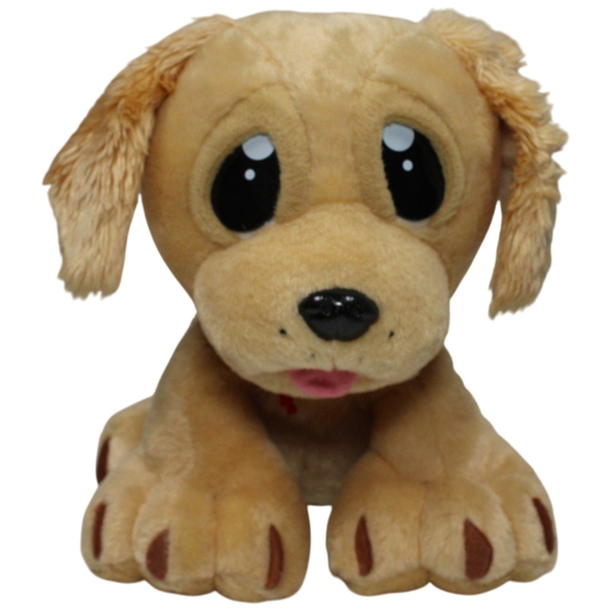 123000018073 Unbekannt Süßer Welpe mit großen Pfoten, sitzend Kuscheltier Kumpel Leo 23cm Braun ebay - stofftiere