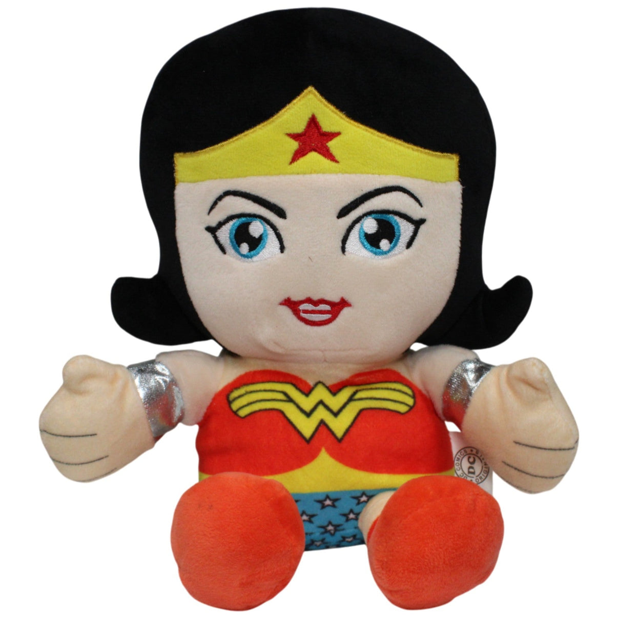 123000018092 PMS Wonder Woman, sitzend Plüschfigur Kumpel Leo 27cm Beige DC