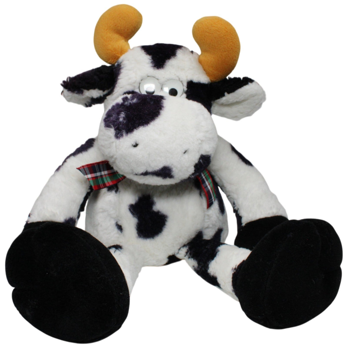 123000018138 Unbekannt XL Schlenker - Kuh mit Schleife Kuscheltier Kumpel Leo 40cm _Vintage_ ebay - 20 - stofftiere