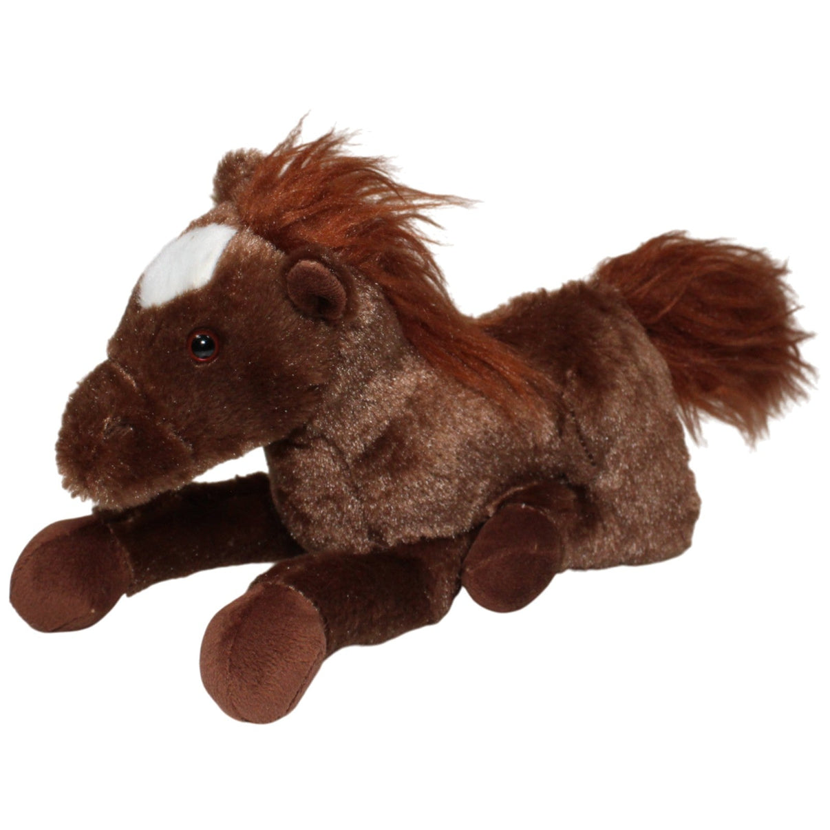 123000018150 Amercom Dunkelbraunes Pferd, liegend Kuscheltier Kumpel Leo 25cm Braun ebay - stofftiere