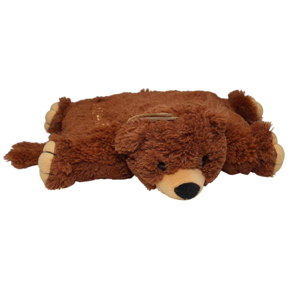 123000018155 Unbekannt Brauner Bär "ZAKOPANE" Kuscheltier - Kissen Kumpel Leo 25cm 30cm Braun