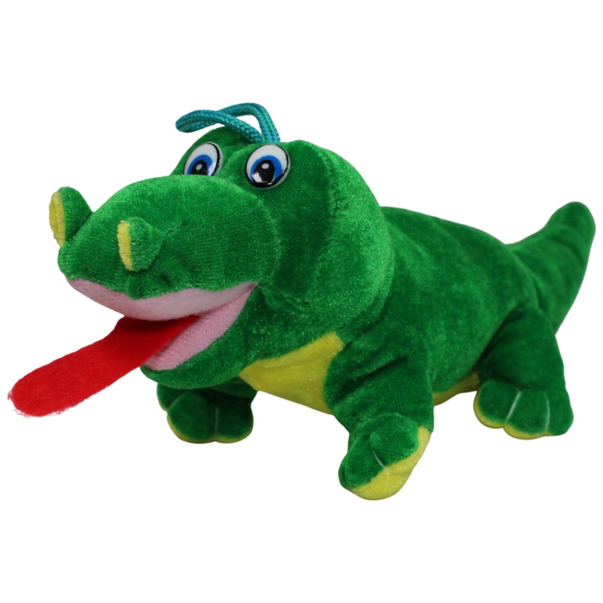 123000018159 Unbekannt Süßes Krokodil mit herausgestreckter Zunge Kuscheltier Kumpel Leo 26cm ebay - stofftiere Gebraucht