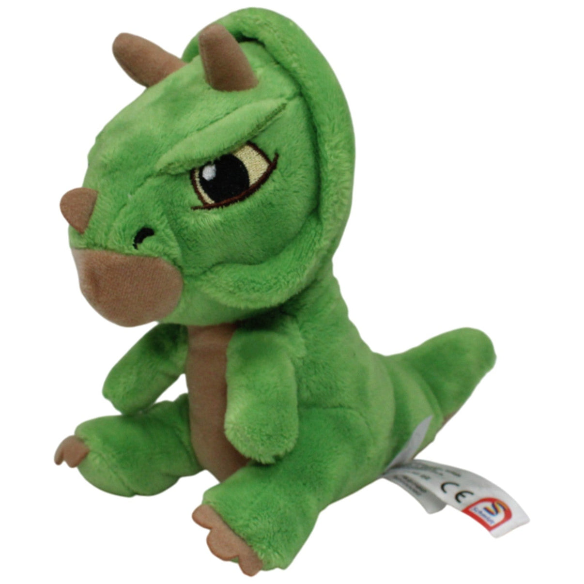 123000018171 Schmidt Jurassic World, kleiner Triceratops Kuscheltier Kumpel Leo 15cm Beige Dino