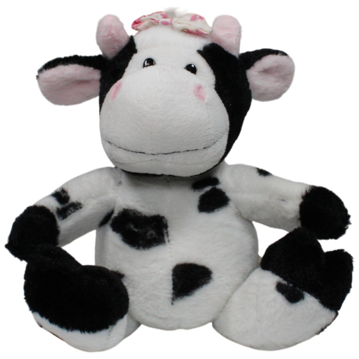 123000018183 Florett Textil Süße Schlenker Kuh mit Schleife Kuscheltier Kumpel Leo 30cm ebay - stofftiere Gebraucht