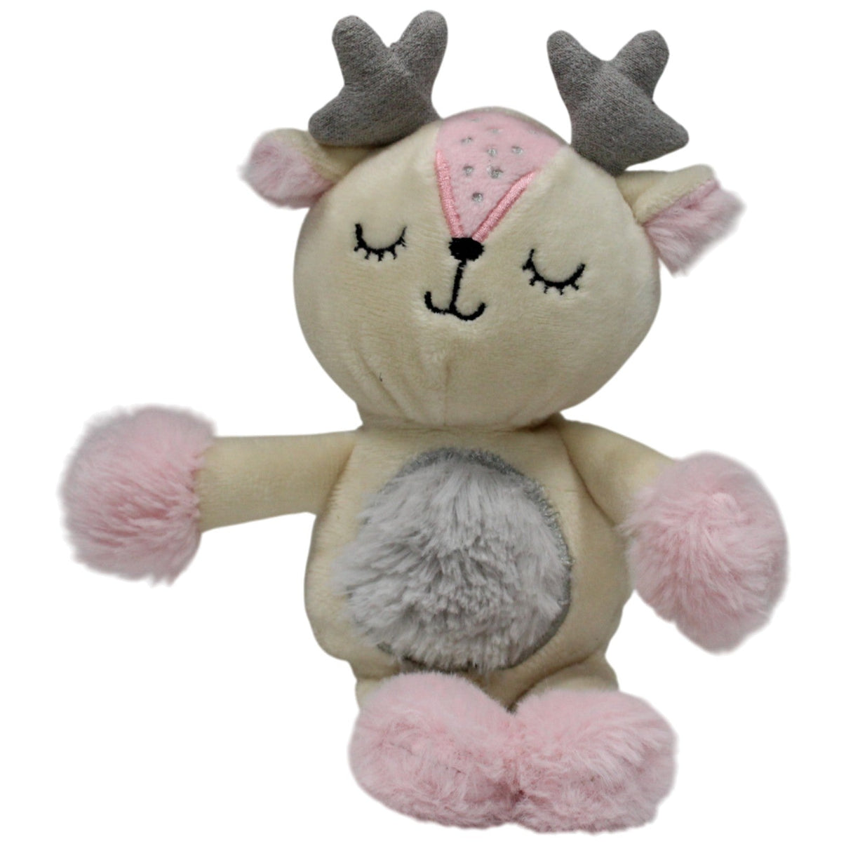 123000018190 Pepco Süßes schlafendes Reh Kuscheltier Kumpel Leo 24cm Beige ebay - stofftiere