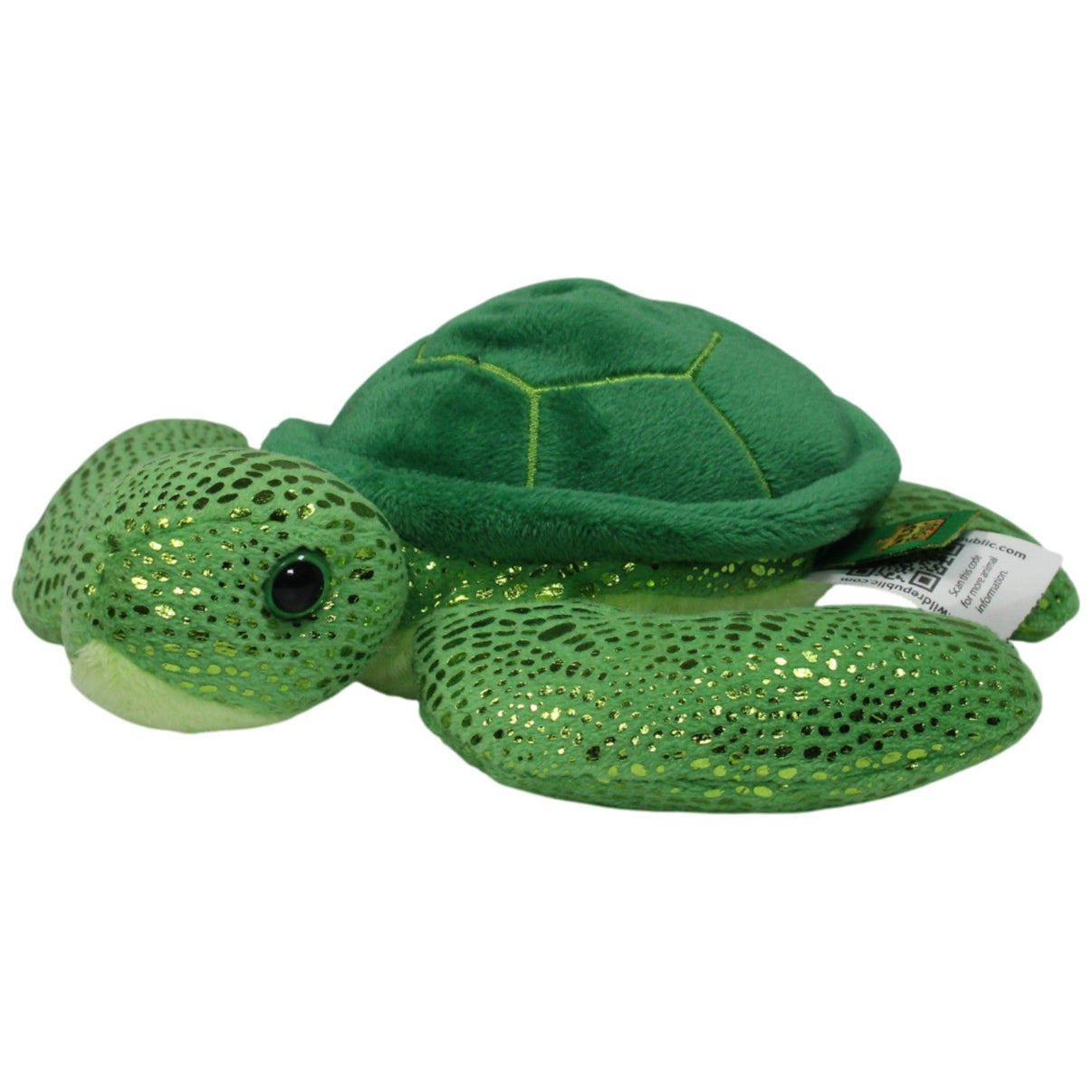 123000018259 Wild Republic Glänzende grüne Schildkröte Kuscheltier Kumpel Leo 20cm ebay - stofftiere Gebraucht