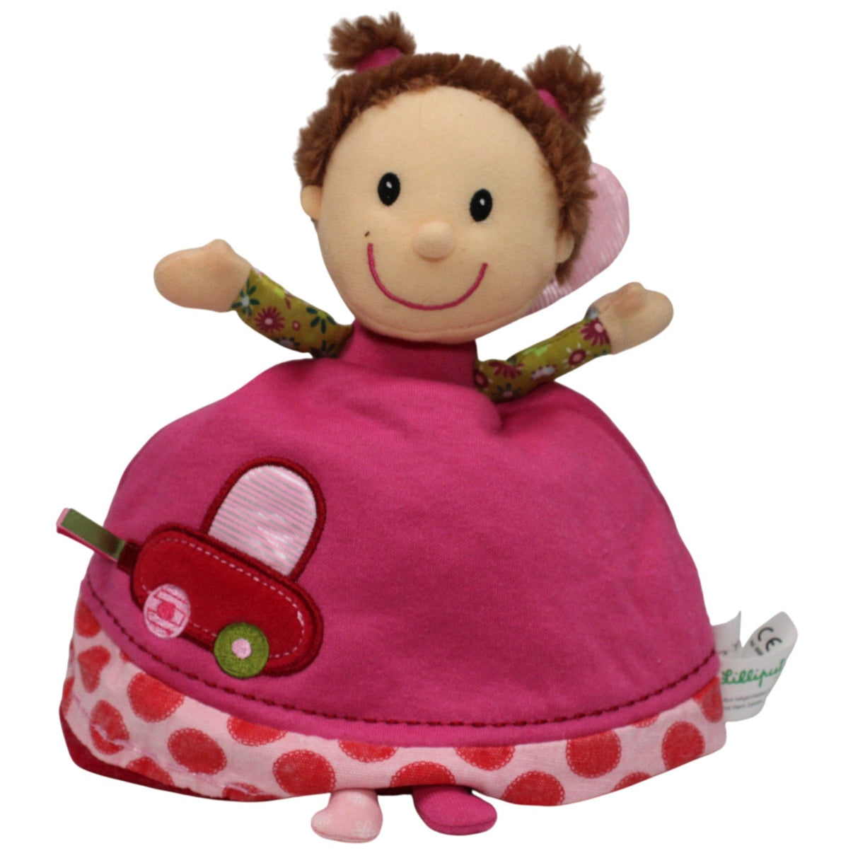 123000018383 Lilliputiens Liz/Käfer mit Rassel Wendepuppe Kumpel Leo 21cm ebay - stofftiere Gebraucht