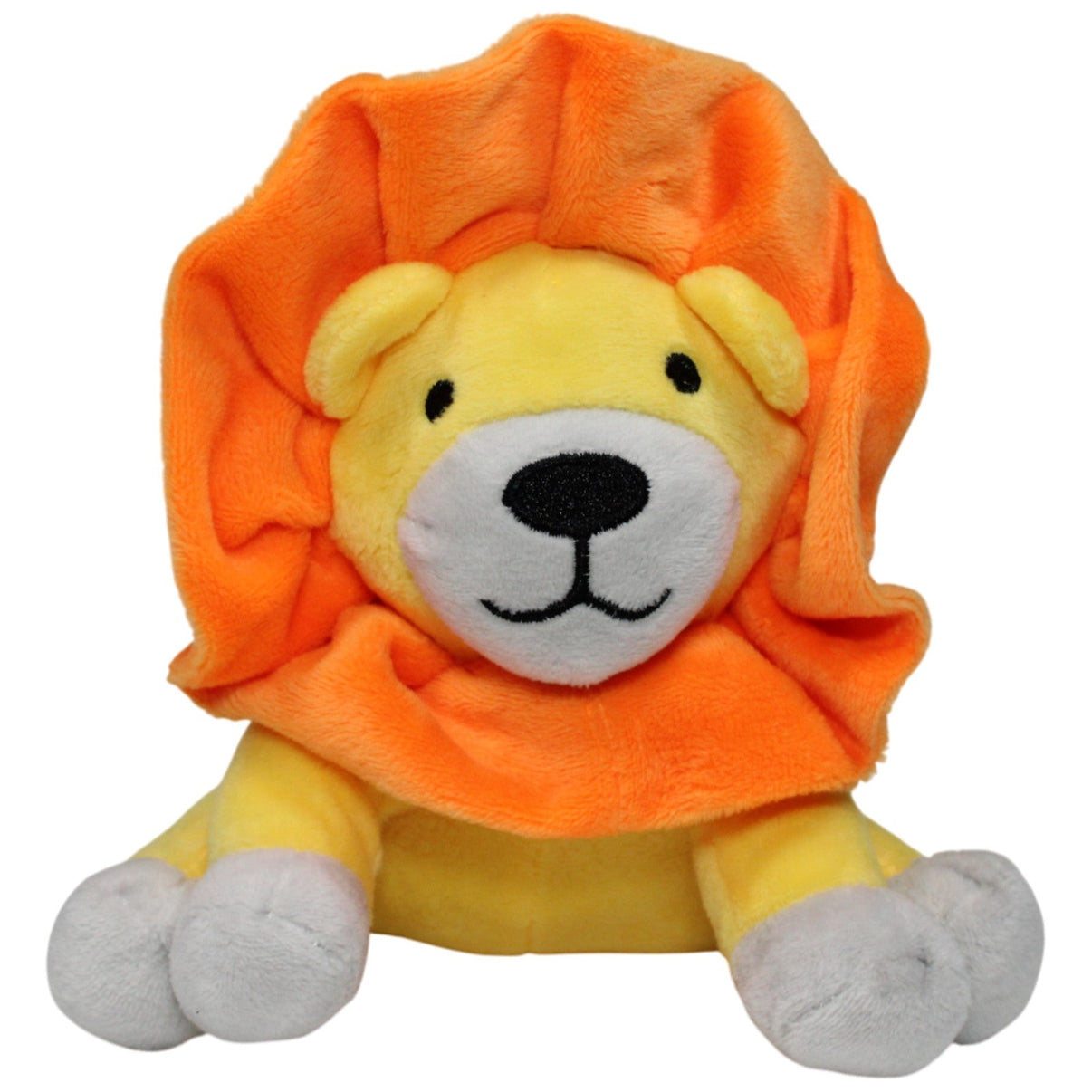 123000018412 Communisis Süßer gelber Löwe mit oranger Mähne, klein Kuscheltier Kumpel Leo 15cm _GREEN WEEK_ ebay - stofftiere