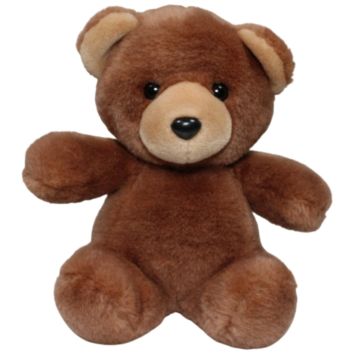 123000018426 Heunec Schöner Teddy, braun Kuscheltier Kumpel Leo 27cm _GREEN WEEK_ _Vintage_