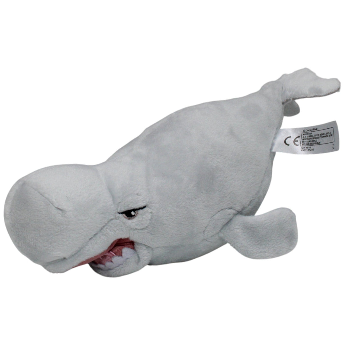 123000018429 Nicotoy Beluga Wal Bailey aus Disney Pixar Findet Dorie Kuscheltier Kumpel Leo 23cm _GREEN WEEK_ Charakter