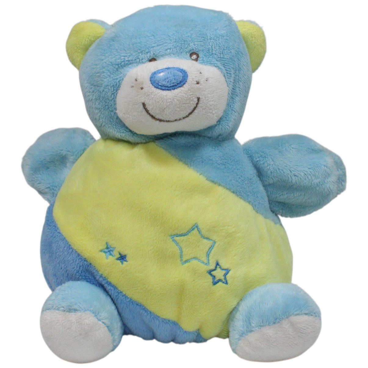 123000018451 Axiom Blauer weicher Teddybär mit Sternen Kuscheltier Kumpel Leo 24cm _GREEN WEEK_ Blau