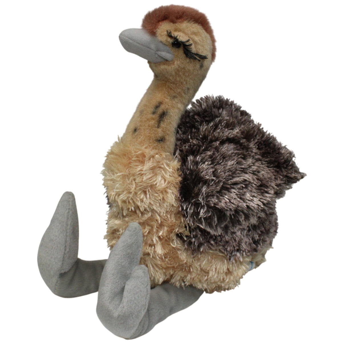 123000018497 Straussenfarm Ostseeblick Schöner Strauß Kuscheltier Kumpel Leo 35cm _GREEN WEEK_ Beige