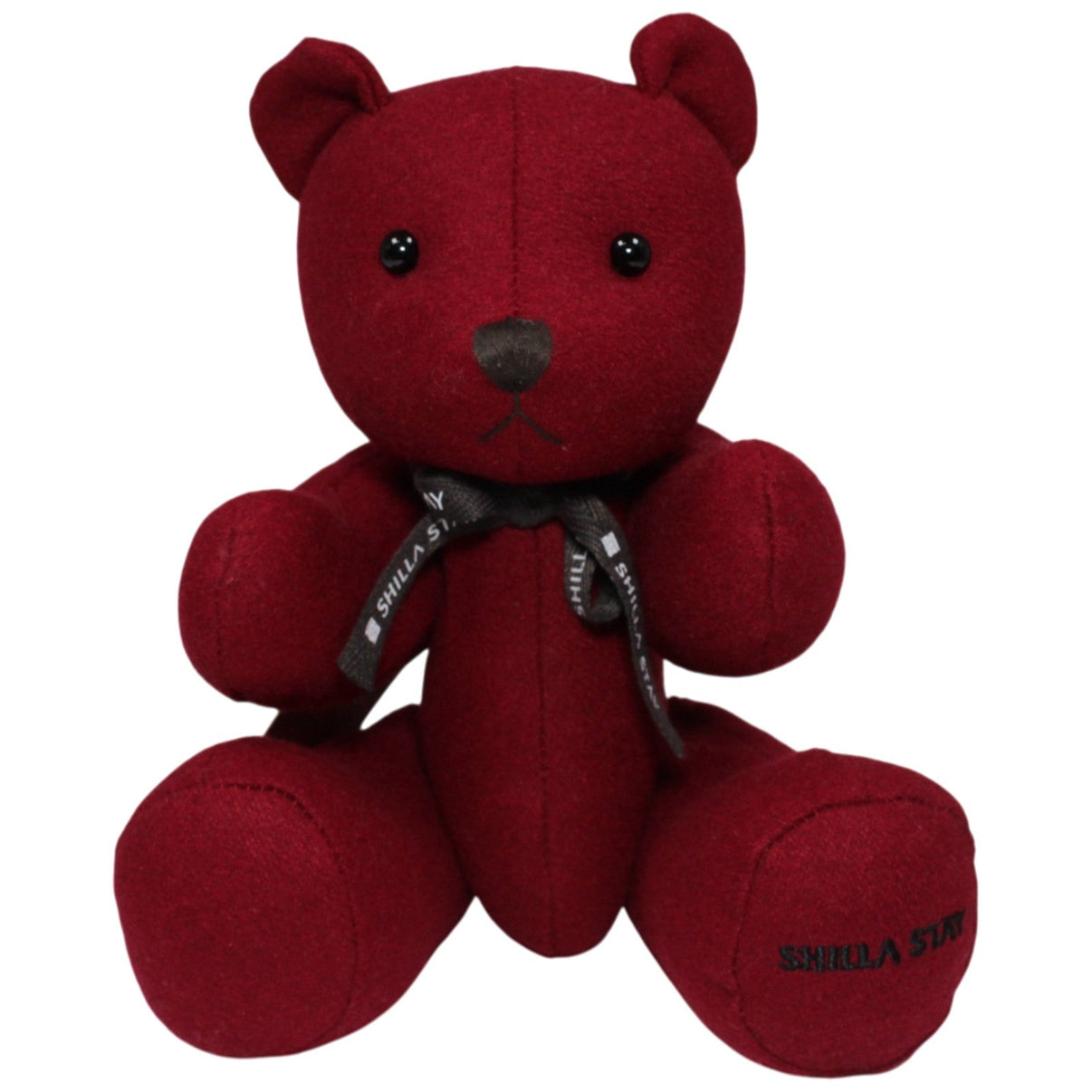 123000018509 SHILLA STAY Dunkelroter Teddybär mit beweglichen Gliedern Kuscheltier Kumpel Leo 29cm _GREEN WEEK_ ebay - 20 - stofftiere