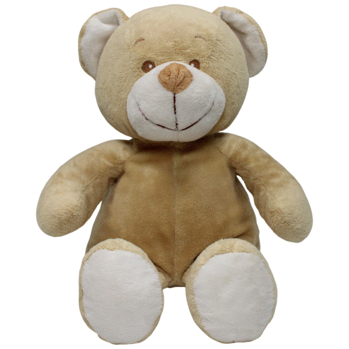 123000018526 Unbekannt Süßer weicher Teddybär, hellbraun Kuscheltier Kumpel Leo 30cm _GREEN WEEK_ Beige