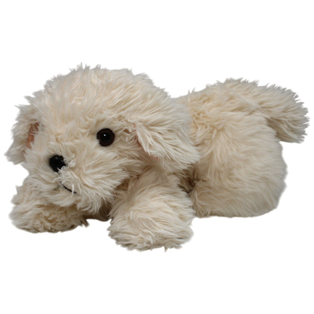 123000018554 Unbekannt Großer zotteliger Hund, liegend Kuscheltier Kumpel Leo 37cm _GREEN WEEK_ Beige