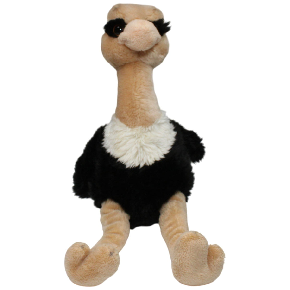 123000018559 Locally Born Toys XL Strauß Kuscheltier Kumpel Leo 40cm _GREEN WEEK_ Beige