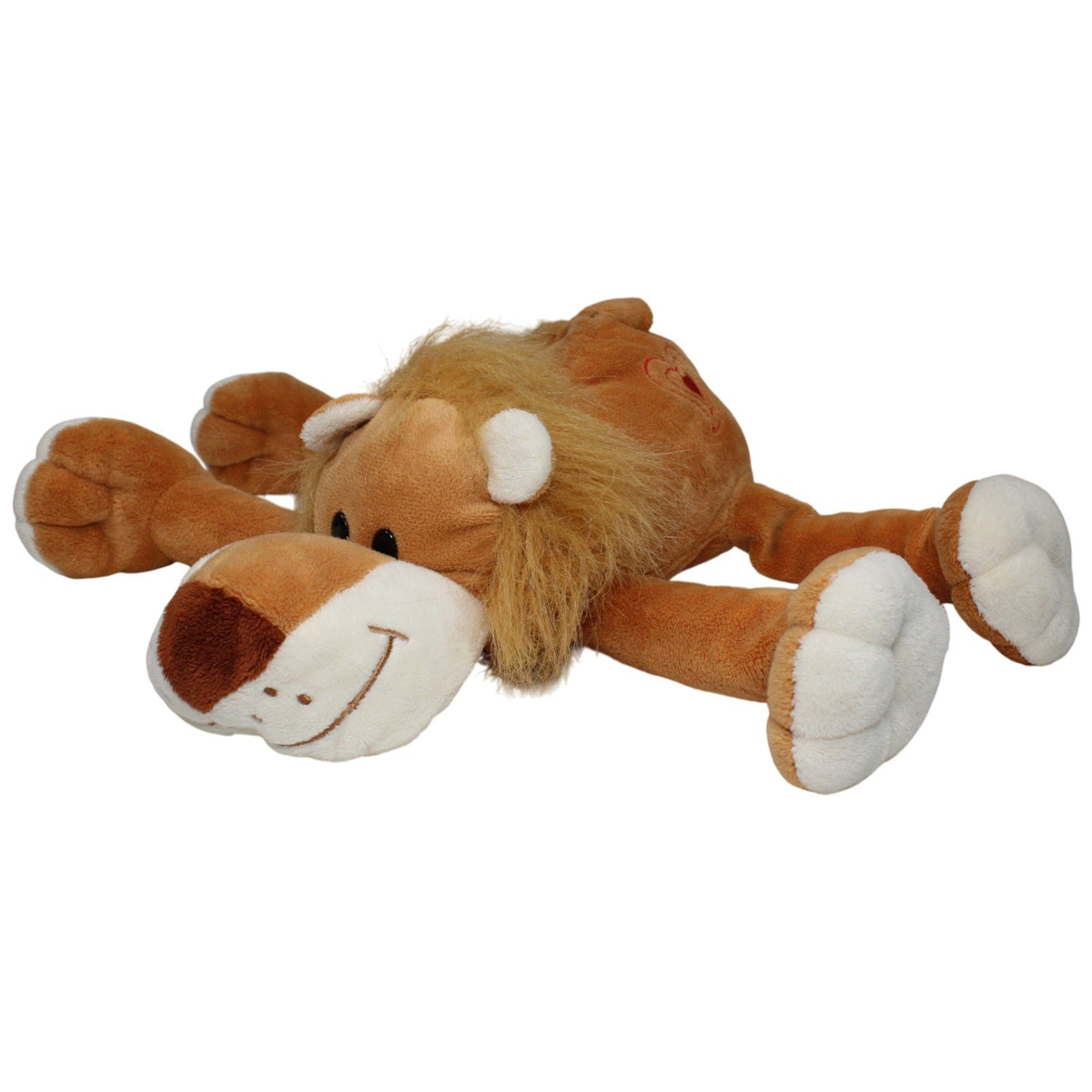 123000018566 Unbekannt Schlenker Löwe, liegend Kuscheltier Kumpel Leo 40cm _GREEN WEEK_ Braun