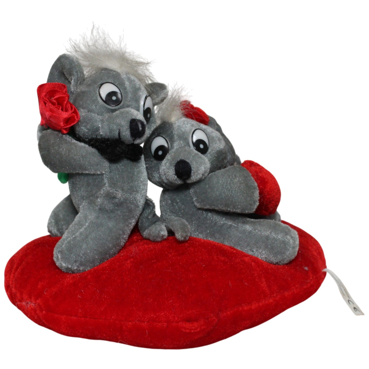 123000018569 Axiom Süße Mäuse auf Herz Kuscheltier Kumpel Leo 16cm _GREEN WEEK_ ebay - stofftiere