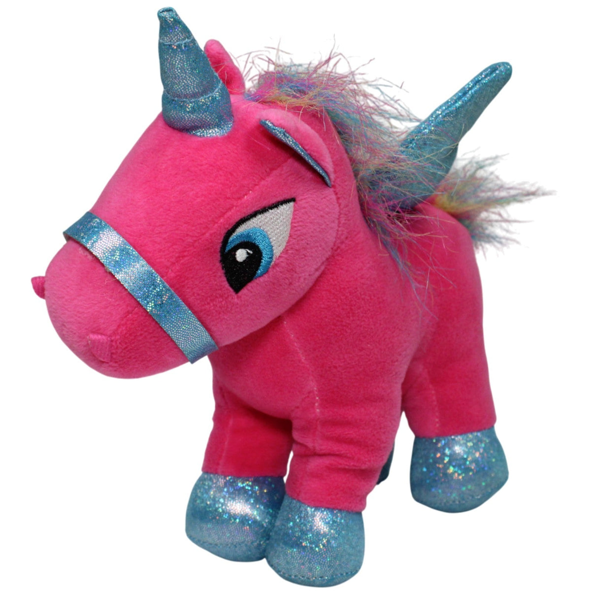 123000018571 Unbekannt Pinkes Geflügeltes Einhorn mit Saugnapf Kuscheltier Kumpel Leo 20cm _GREEN WEEK_ Alihorn