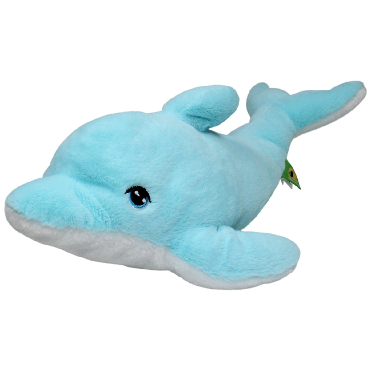 123000018573 Ravensden Hellblauer XL Delfin Kuscheltier Kumpel Leo 43cm _GREEN WEEK_ Blau