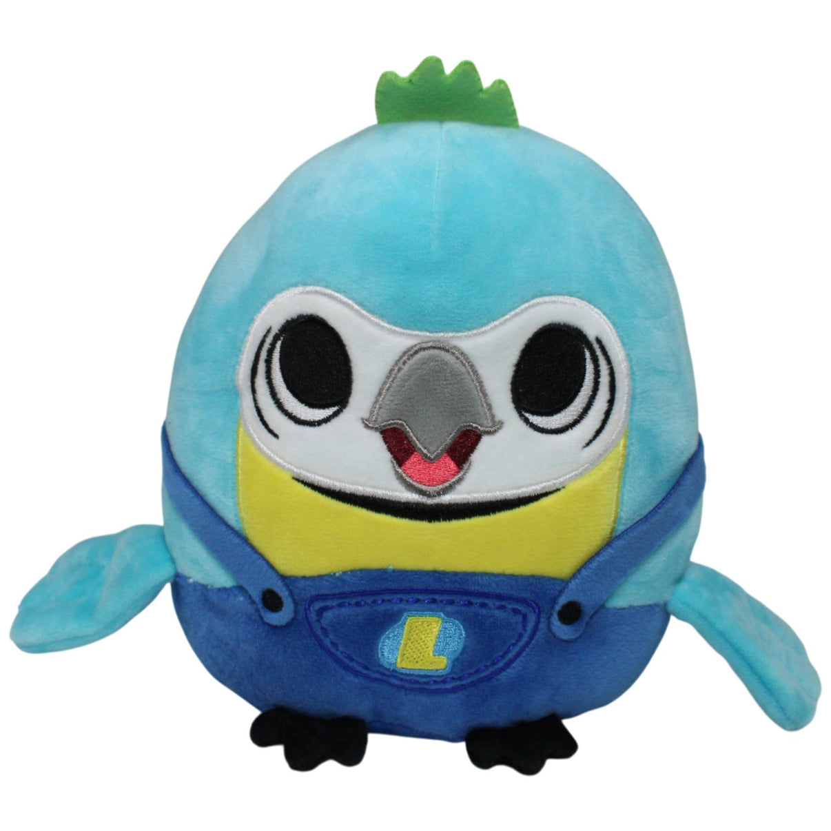 123000018575 Jakala Lewiatan, Papagei Pola Kuscheltier Kumpel Leo 20cm _GREEN WEEK_ Blau