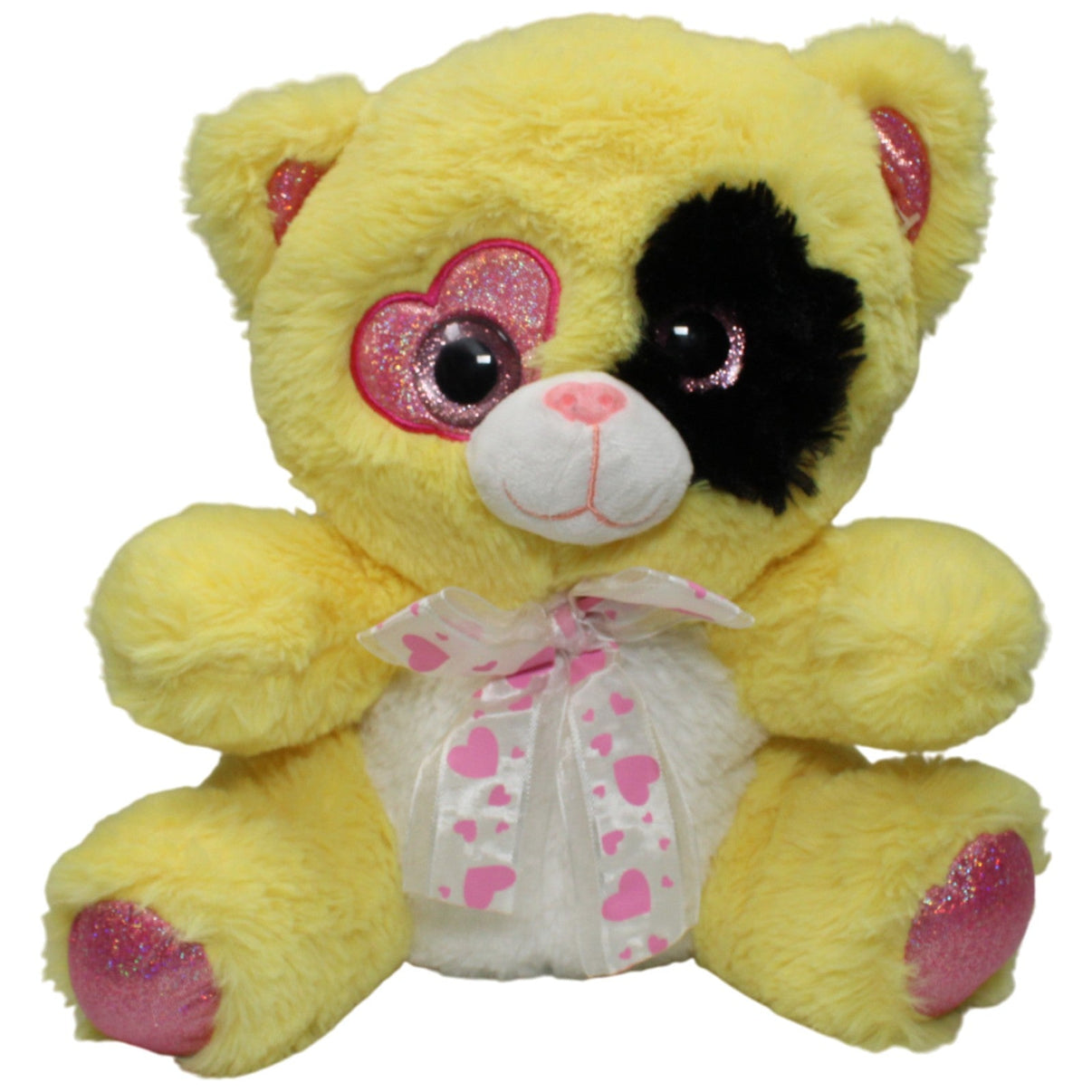 123000018583 FLOTI Flos Toys, große gelbe Katze mit Glitzer - Augen Kuscheltier Kumpel Leo 35cm _GREEN WEEK_ ebay - 20 - stofftiere